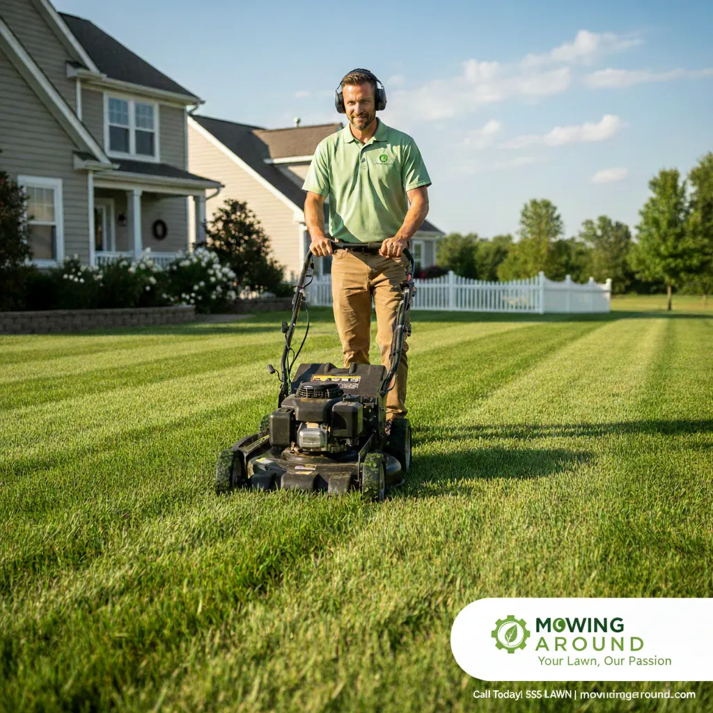 Mowing Around